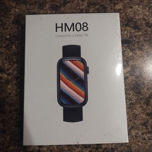 FITVII HM08 Pink Smart Watch 1.47" Screen, IP68, Sport, Heart Rate, Female Cycle